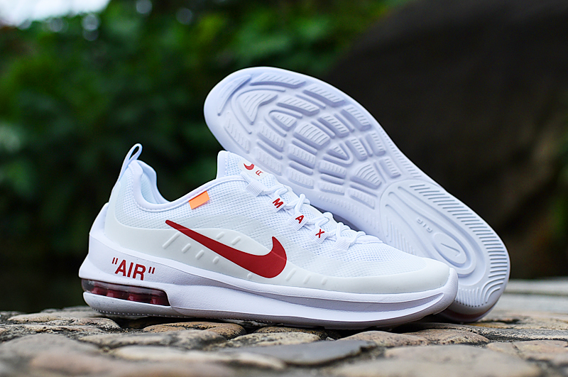 Nike Air Max 98 White Red Swoosh - Click Image to Close